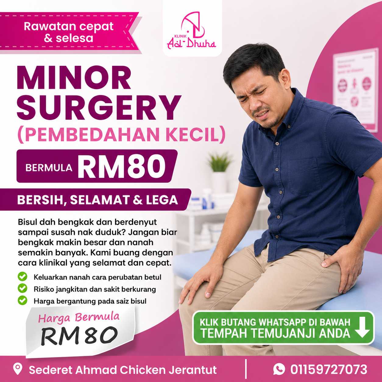 Minor Surgery (Pembedahan Kecil) - Klinik Ad-Dhuha Jerantut